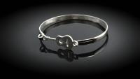 Guitar Bangle Stainless Steel