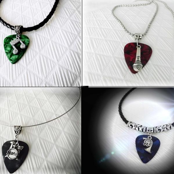 Guitar Pick Jewellery - Choice of Instruments