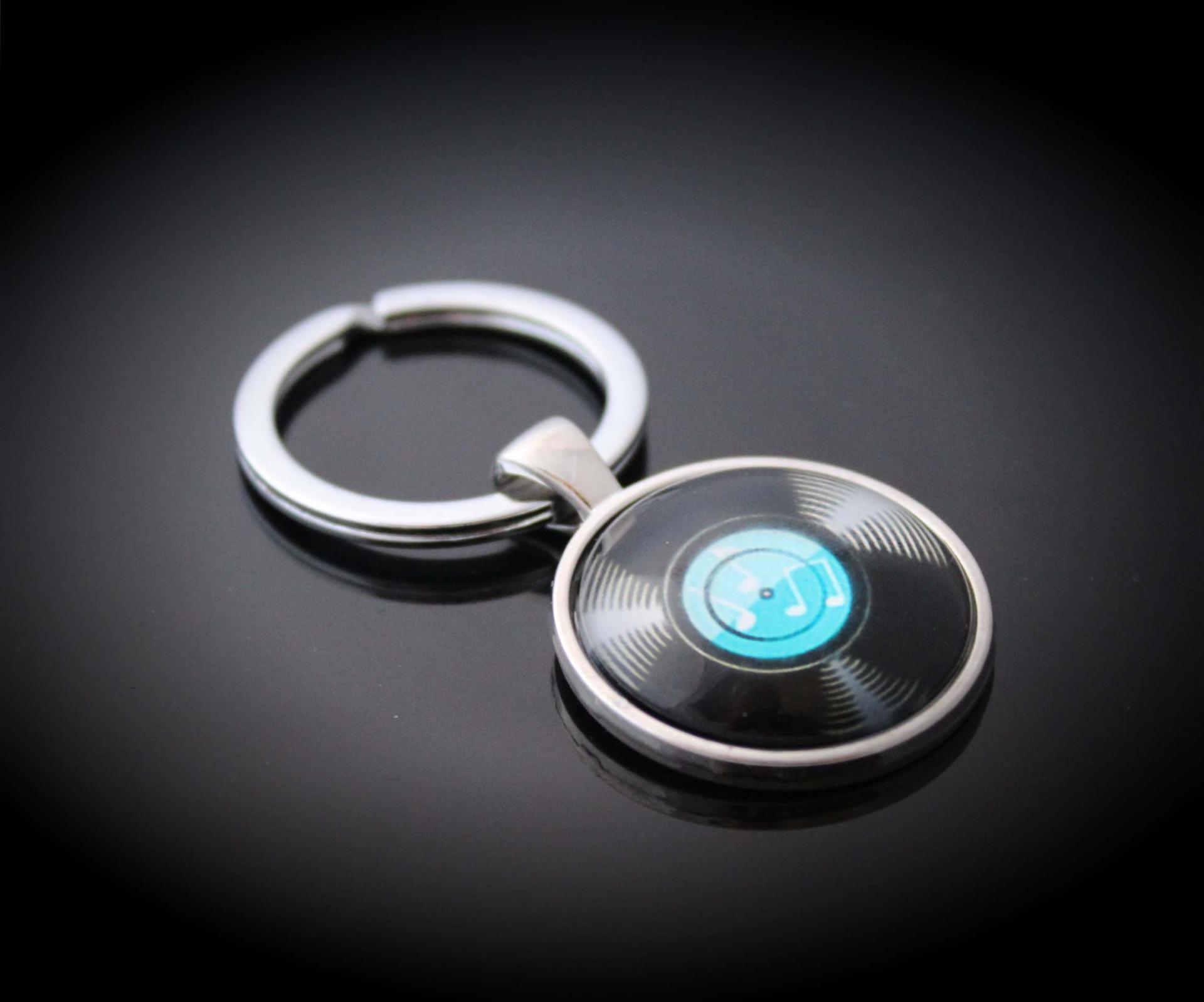 DJ Vinyl Record 45rpm Keychain | Music Jewellery Online