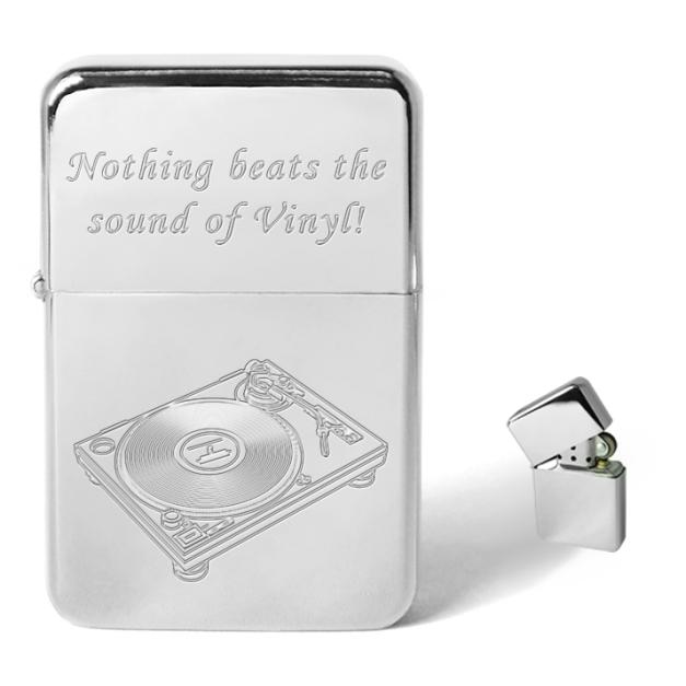 【Z23370】Sing A Song...Lighter! chrome-lighter-closed-record-