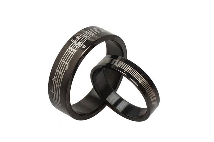 Stainless steel hotsell band rings