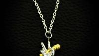 Microphone jewellery from Chrissie C at Music Jewellery Online