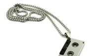 Audio Tape Stainless Steel Pendant Pendant - Customisable