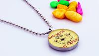 Comic Music Pendant