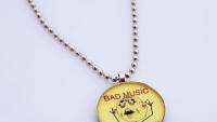 Comic music pendant