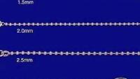 Ball Chain Sizing Indicator