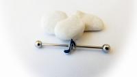Music Note Screw Industrial Barbell Body Jewellery