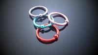 BCR Rings - Bright & Colourful for Nose, Ear or Lip Piercings