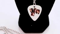 The Beatles Guitar Pick Necklace - Customise with Chain Or Choker Style
