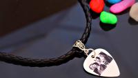The Beatles Guitar Pick Necklace -  Customise with Chain Or Choker Style