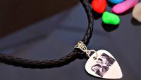 The Beatles Guitar Pick Necklace - Customise with Chain Or Choker Style