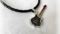 Black Guitar Pendant