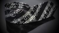 Music Note Score Tie 