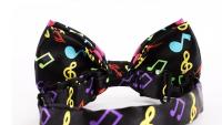 Musical Note Bow Tie - Colourful & Funky!