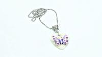 Guitar Pick Necklace /Choker with Butterfly - customisable