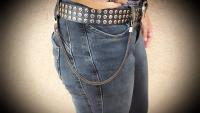 Chrissie C statement Jeans Chain