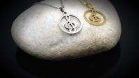 Music jewellery pendant from Chrissie C