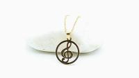 Music jewellery pendant from Chrissie C