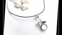 Drum Kit Necklace in Black & White - Customisable!