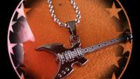 Electric Guitar Pendant - Off The Wall Shape