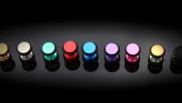 Fake Ear Plug Ear Stretcher - Bright Titanium Colours.