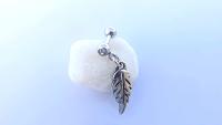 Falling Feather Dangle Cartilage Piercing Earrings