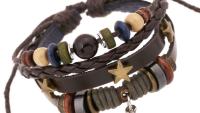 Leather Music Note Vintage Punk bracelet