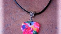 Retro Guitar Pick Necklaces