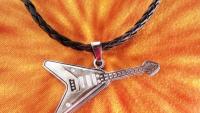 Guitar Pendant Flying V Style