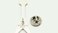 Gibson Flying V Style Guitar Pin Badge
