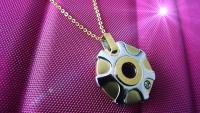 Geometric Circle Pendant 2-Tone -Customisable