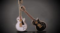 Gibson Les Paul Custom Style Guitar Pin Badge