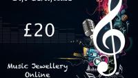 Gift Voucher From Music Jewellery Online