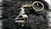 Grand Piano Keychain / Keyring