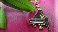 Grand Piano Keychain / Keyring