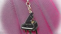 Grand Piano Keychain / Keyring