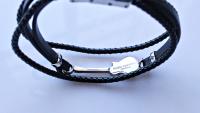 Guitar Bracelet - Stainless Steel and Leather