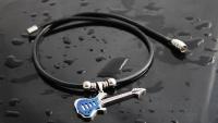 Leather & Steel Guitar Choker - Customisable!