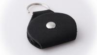 Guitar Pick Holder Keychain Genuine Leather