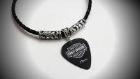 Motorbike Guitar Pick Choker Necklace - Customisable!