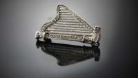 Harp Pin Brooch 