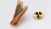 Harp Pin Badge