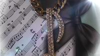 Music Note Necklace - Hip Hop Style