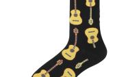 Musical Socks with a guitar theme