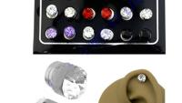 Magnetic Fake Ear Plug. Tunnel Earring Jewelry