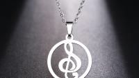 Music jewellery pendant from Chrissie C