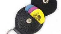 Guitar Pick Holder Keychain / Keyring with Free Pick