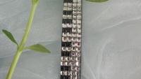 Keyboard Bracelet with Crystals