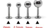 labret ball sizes