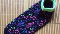 Ladies Colourful Music Note Socks